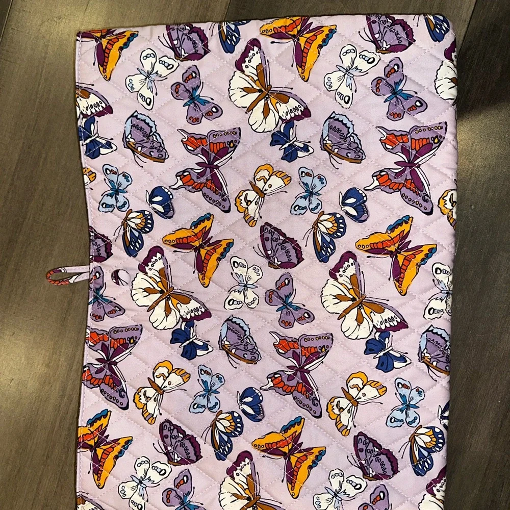 Vera Bradley Purple Butterflies Laptop Case Cover Pouch NWT